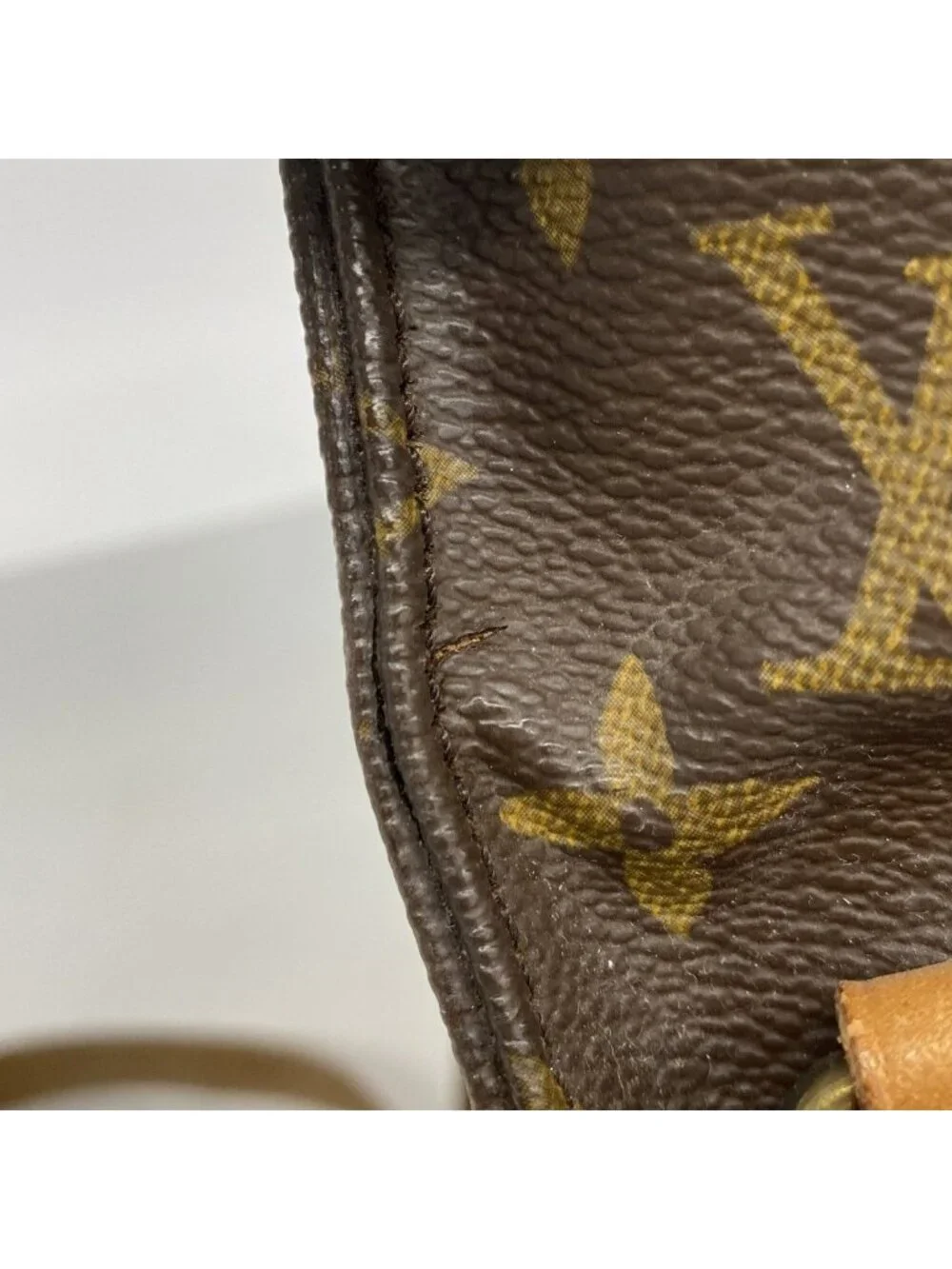 Louis Vuitton Shoulder Bag Monogram Cartouchiere MM Brown